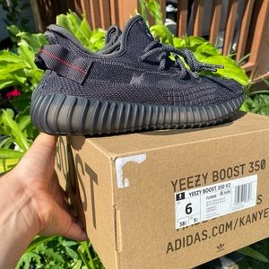New Adidas Yeezy 350 V2 Black NR
